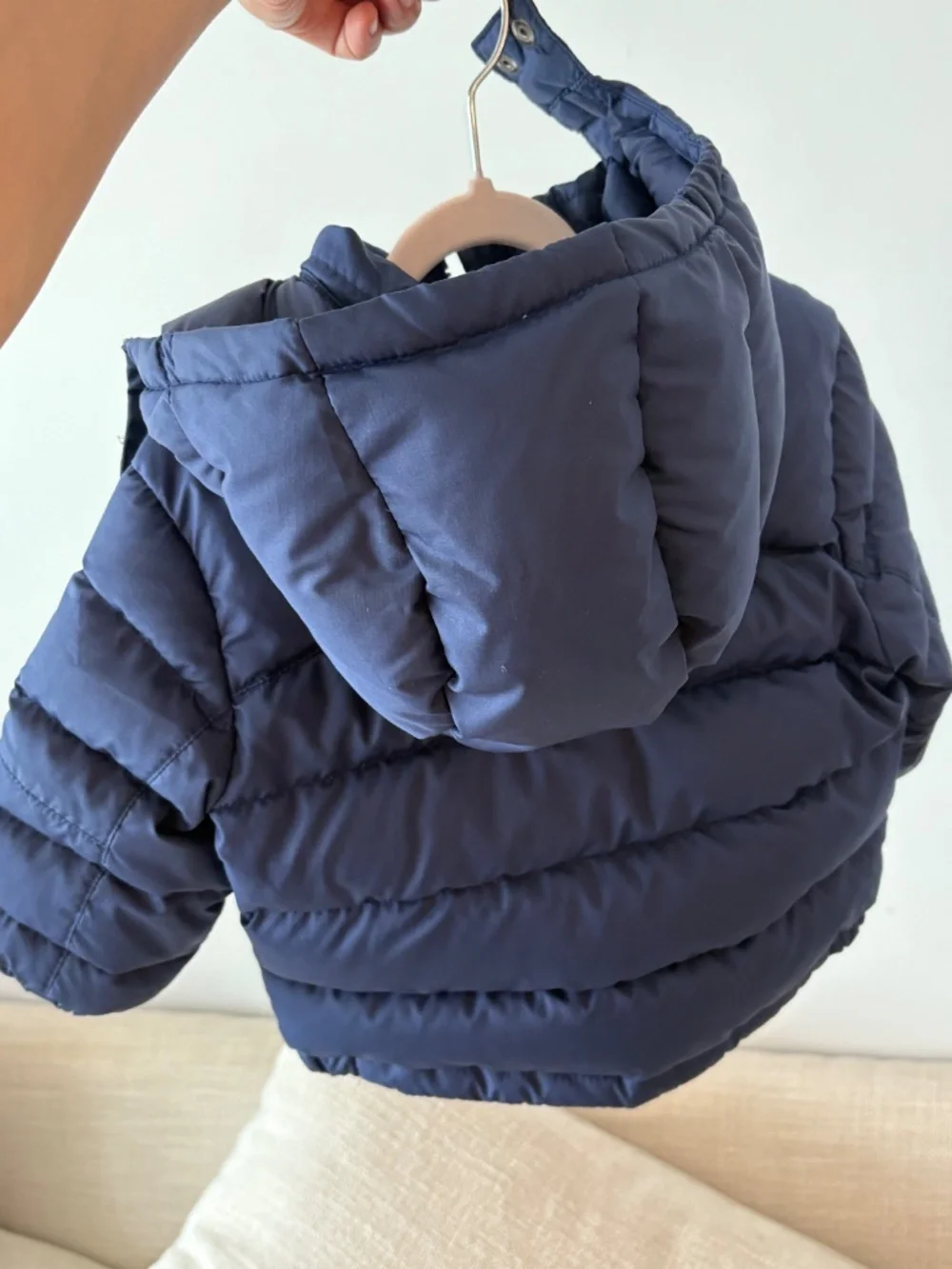 Polo Ralph Lauren The Gorham Down Hooded Jacket Size 12 Months Navy retails $155